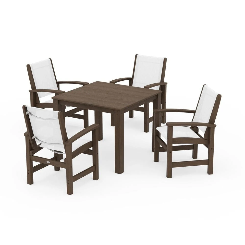 POLYWOOD® - Coastal 5-Piece Parsons Dining Set - PWS2278 - Image 66