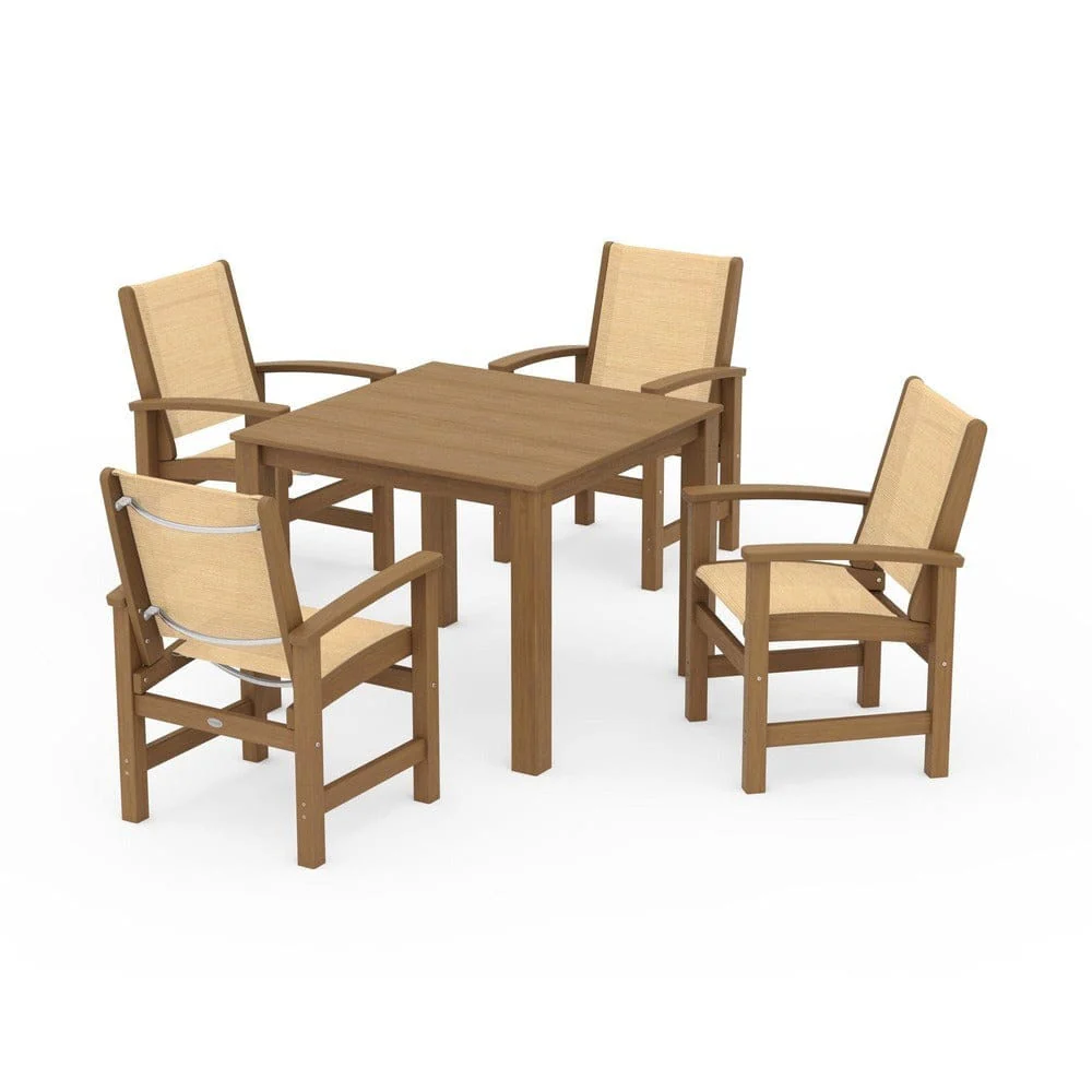 POLYWOOD® - Coastal 5-Piece Parsons Dining Set - PWS2278 - Image 67