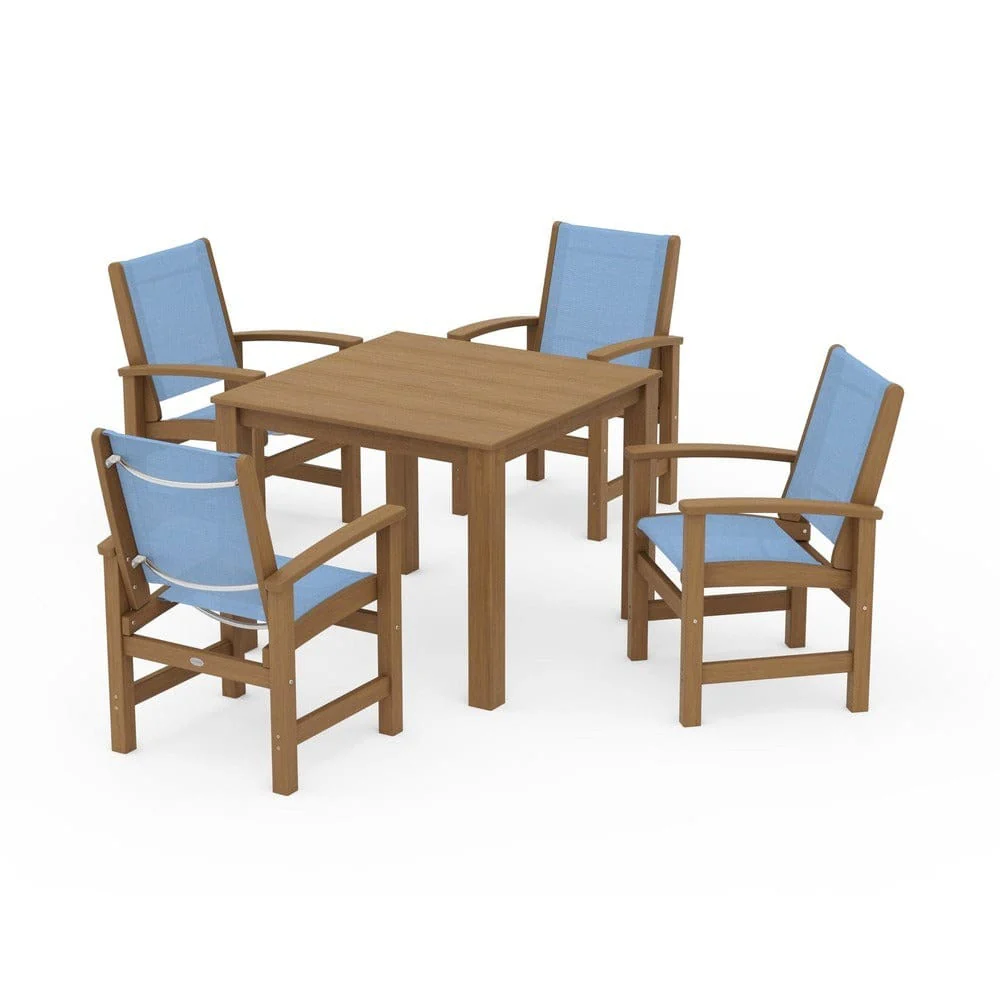 POLYWOOD® - Coastal 5-Piece Parsons Dining Set - PWS2278 - Image 68