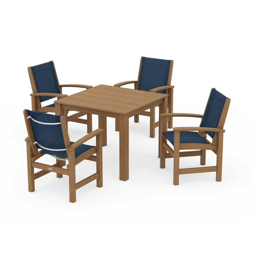POLYWOOD® - Coastal 5-Piece Parsons Dining Set - PWS2278 - Image 71