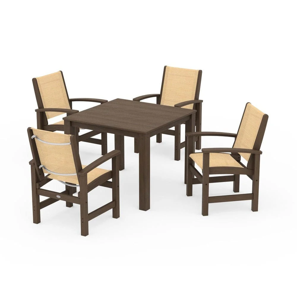 POLYWOOD® - Coastal 5-Piece Parsons Dining Set - PWS2278 - Image 73