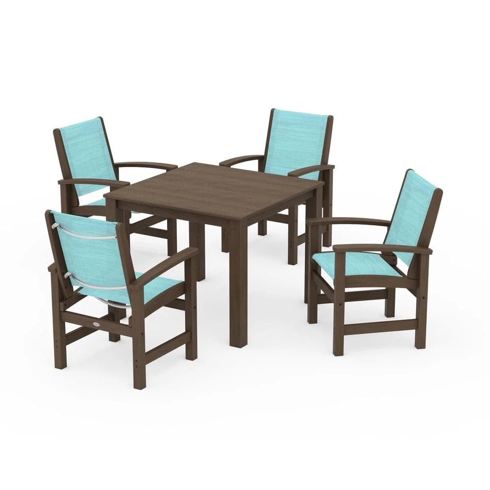 POLYWOOD® - Coastal 5-Piece Parsons Dining Set - PWS2278 - Image 75