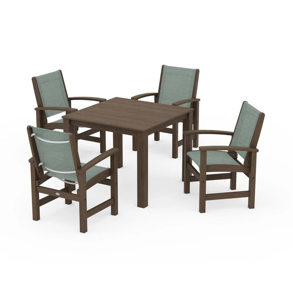 POLYWOOD® - Coastal 5-Piece Parsons Dining Set - PWS2278 - Image 80