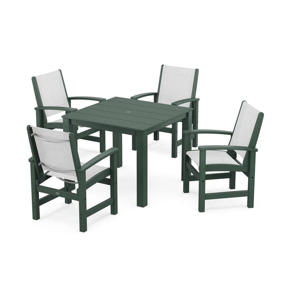 POLYWOOD® - Coastal 5-Piece Parsons Dining Set - PWS2278 - Image 88