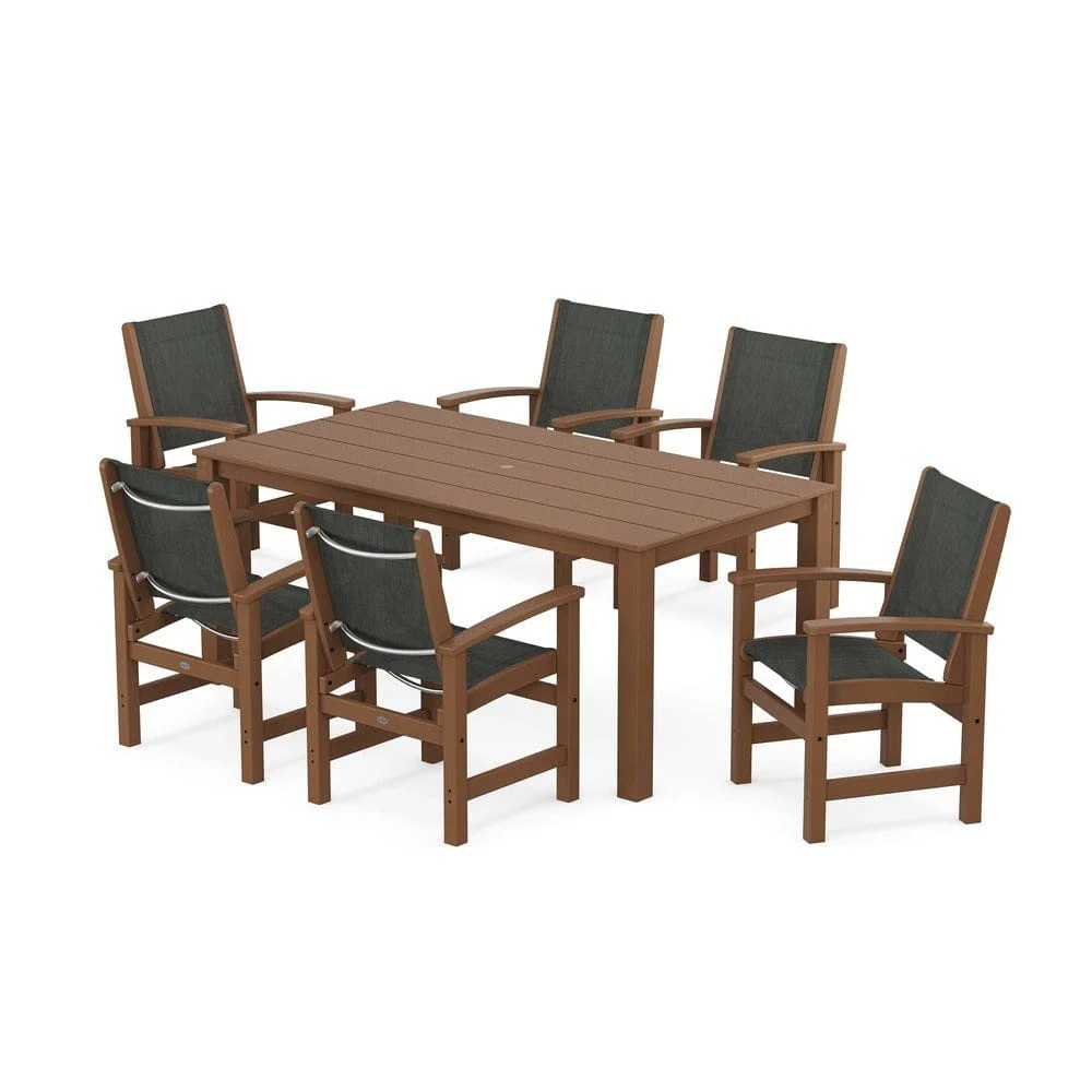 POLYWOOD® - Coastal 7-Piece Parsons Dining Set - PWS2275 - Image 17