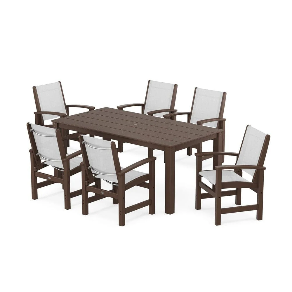 POLYWOOD® - Coastal 7-Piece Parsons Dining Set - PWS2275 - Image 44
