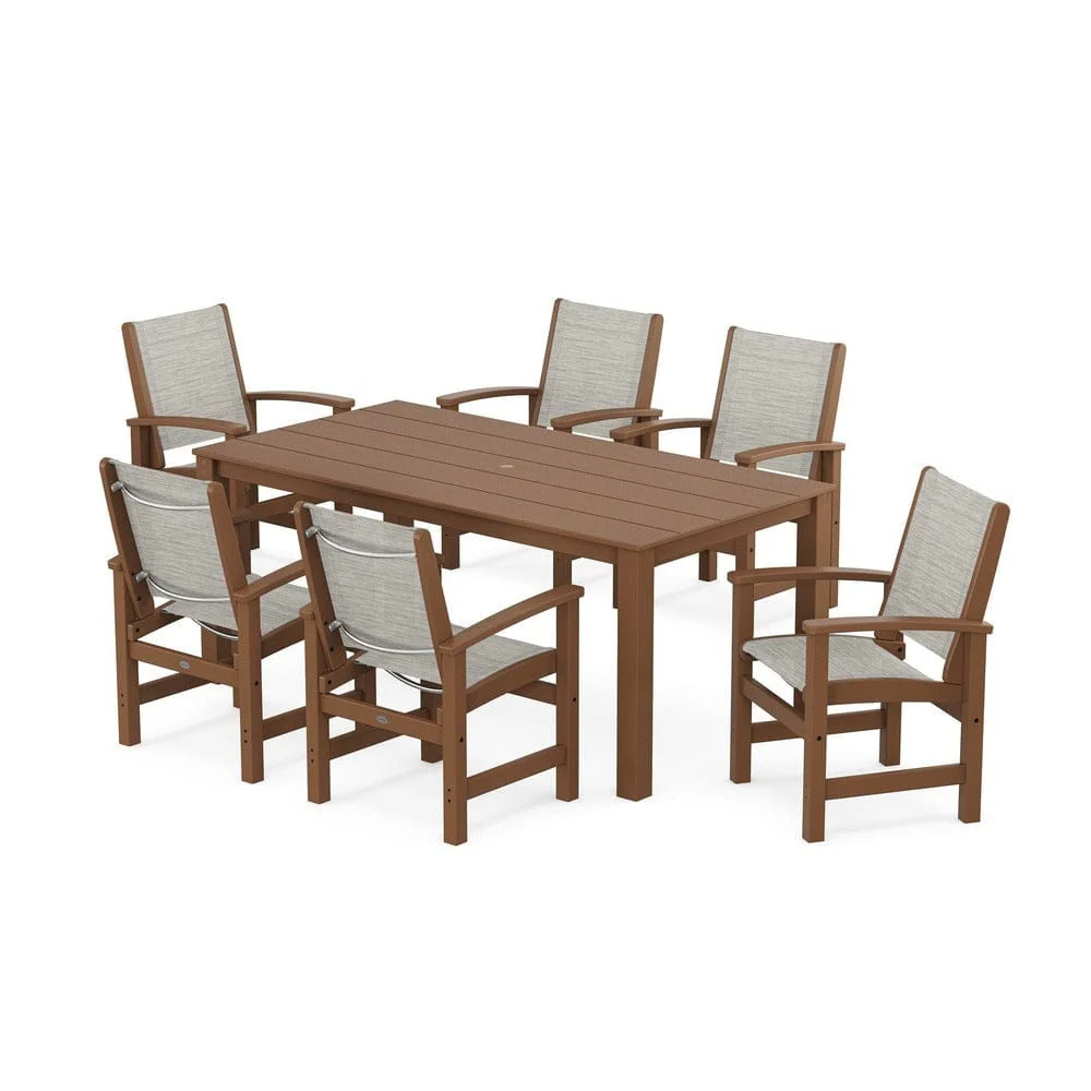 POLYWOOD® - Coastal 7-Piece Parsons Dining Set - PWS2275 - Image 47