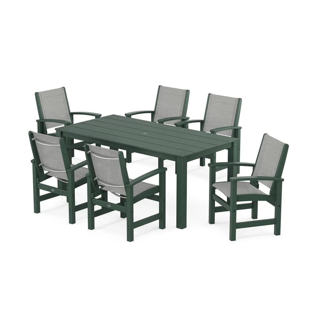 POLYWOOD® - Coastal 7-Piece Parsons Dining Set - PWS2275 - Image 58