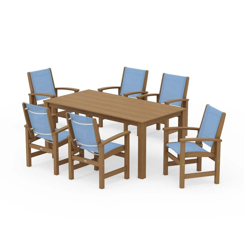 POLYWOOD® - Coastal 7-Piece Parsons Dining Set - PWS2275 - Image 60