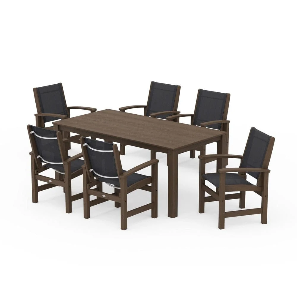 POLYWOOD® - Coastal 7-Piece Parsons Dining Set - PWS2275 - Image 76