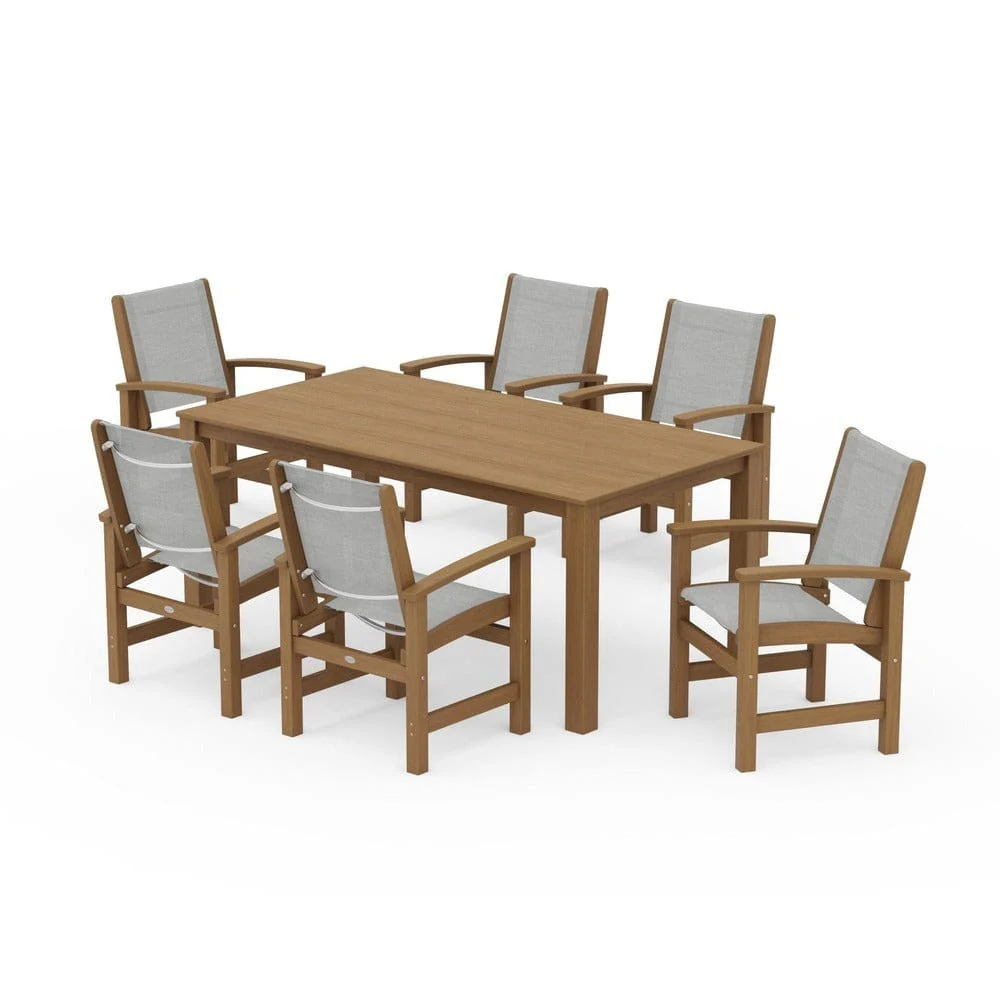 POLYWOOD® - Coastal 7-Piece Parsons Dining Set - PWS2275 - Image 81