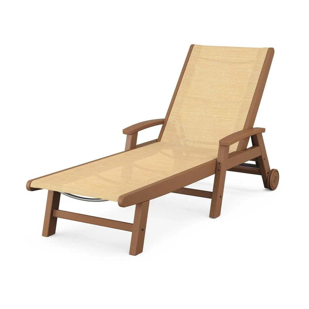 POLYWOOD® Coastal Chaise with Wheels - SW2290 - Image 38