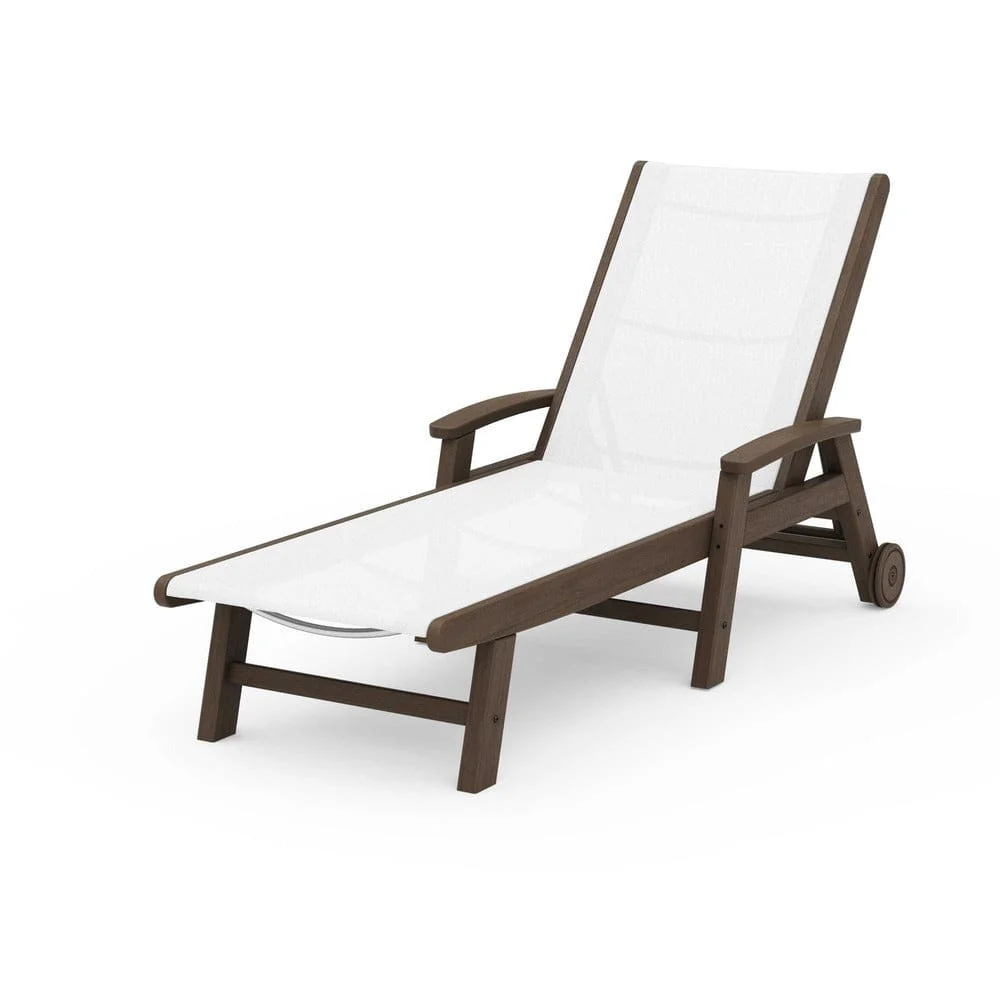 POLYWOOD® Coastal Chaise with Wheels - SW2290 - Image 46