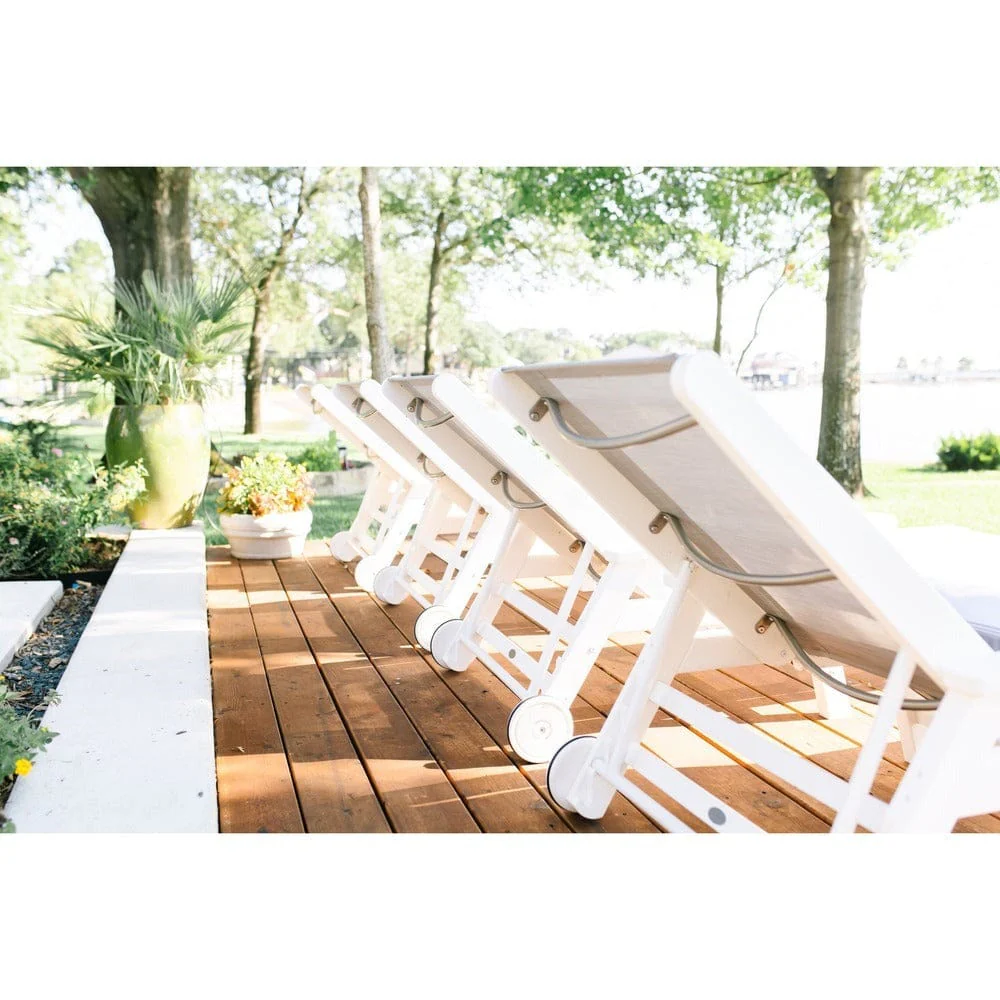 POLYWOOD® Coastal Chaise with Wheels - SW2290 - Image 6