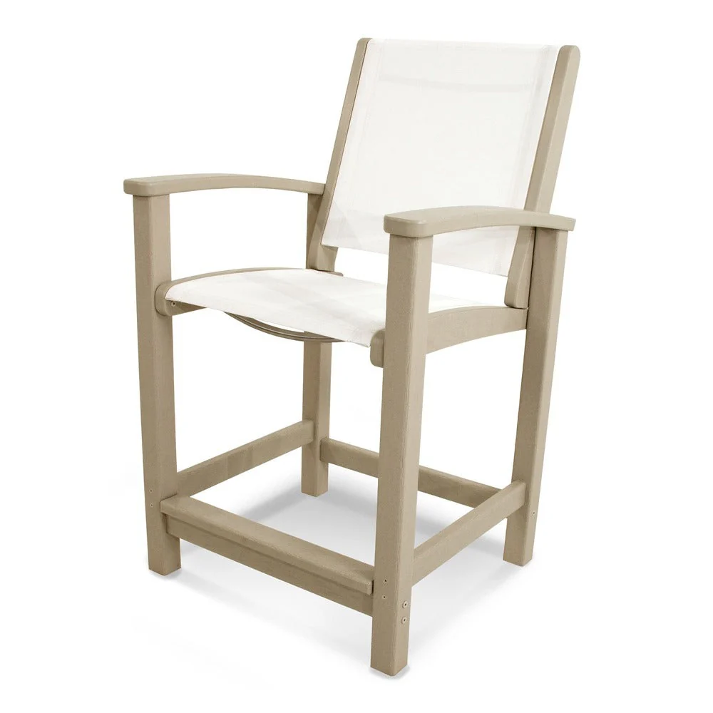 POLYWOOD® Coastal Counter Chair - 9011 - Image 34