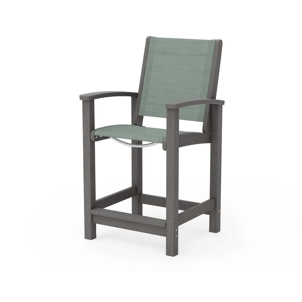 POLYWOOD® Coastal Counter Chair - 9011 - Image 42