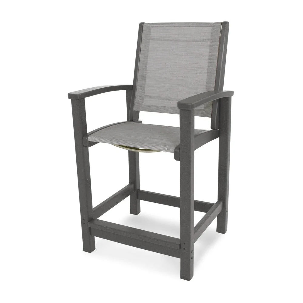 POLYWOOD® Coastal Counter Chair - 9011 - Image 45