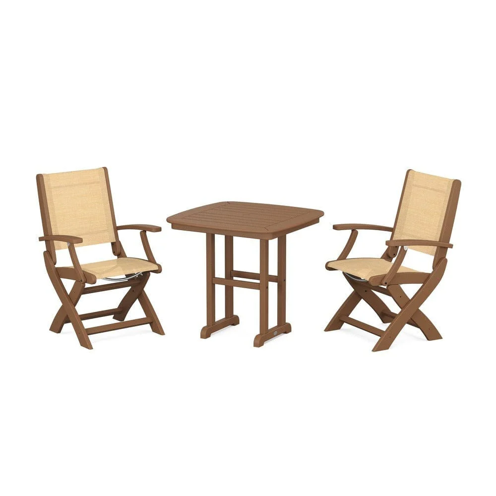 POLYWOOD® - Coastal Folding Chair 3-Piece Dining Set - PWS1206 - Image 90