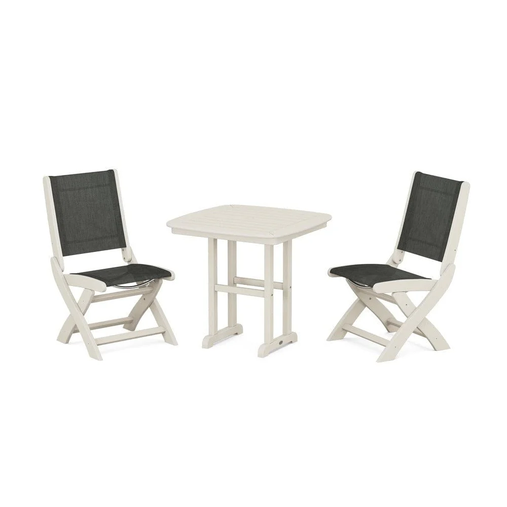 POLYWOOD® - Coastal Folding Side Chair 3-Piece Dining Set - PWS1207 - Image 101