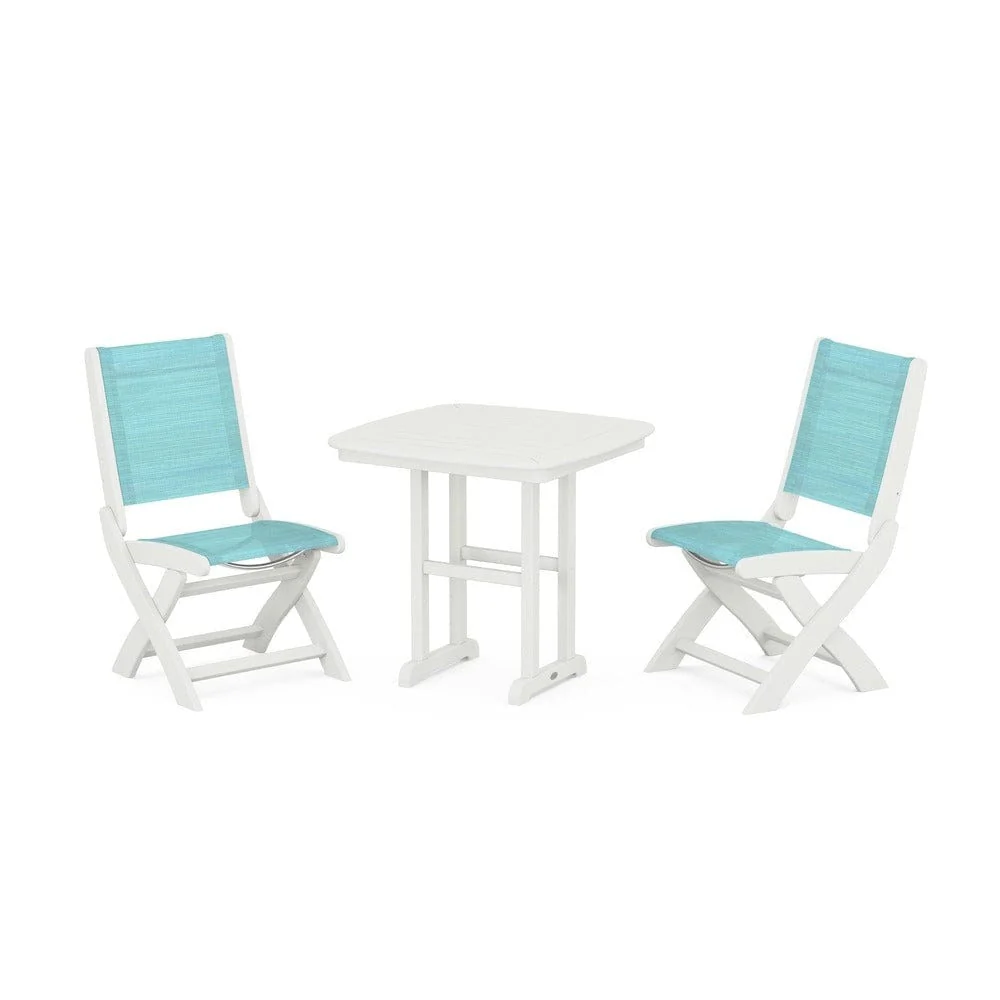 POLYWOOD® - Coastal Folding Side Chair 3-Piece Dining Set - PWS1207 - Image 103