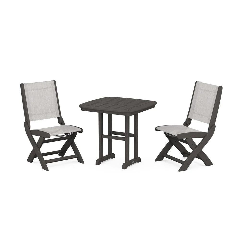 POLYWOOD® - Coastal Folding Side Chair 3-Piece Dining Set - PWS1207 - Image 118