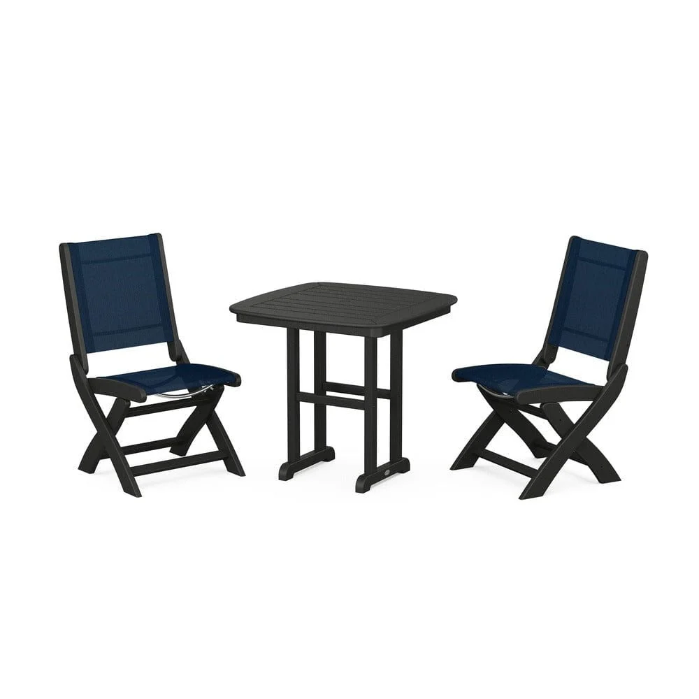 POLYWOOD® - Coastal Folding Side Chair 3-Piece Dining Set - PWS1207 - Image 21