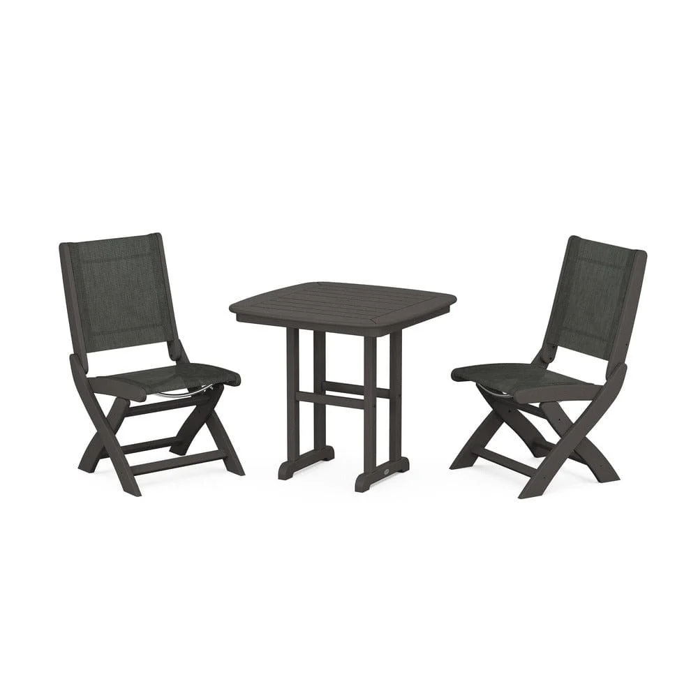 POLYWOOD® - Coastal Folding Side Chair 3-Piece Dining Set - PWS1207 - Image 29