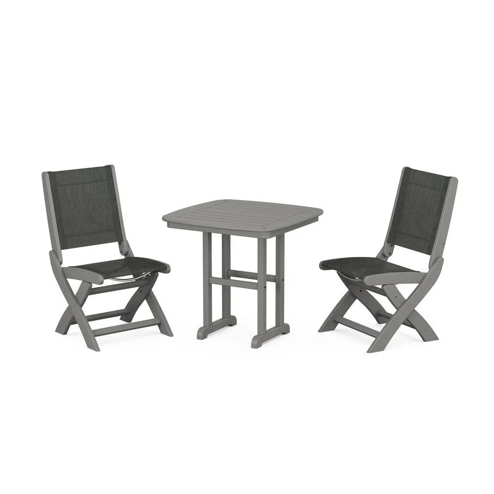 POLYWOOD® - Coastal Folding Side Chair 3-Piece Dining Set - PWS1207 - Image 30