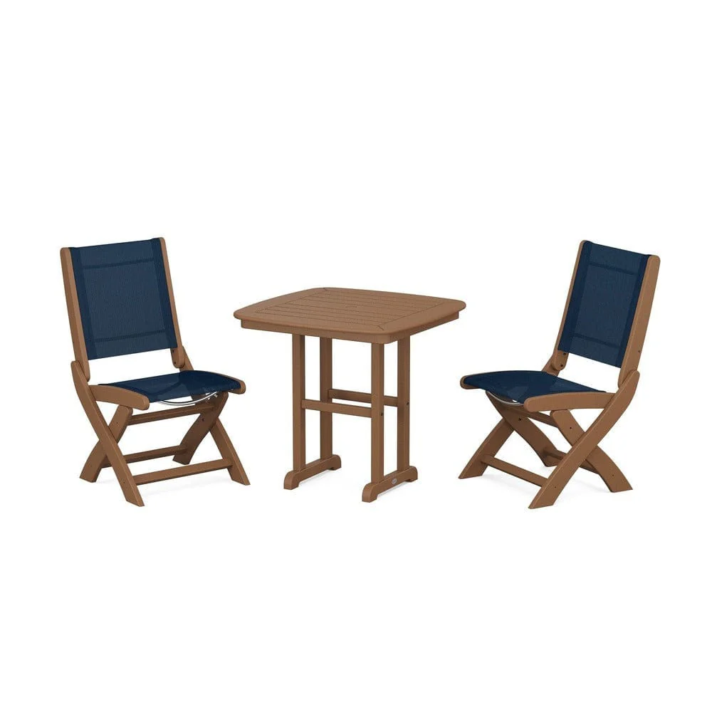 POLYWOOD® - Coastal Folding Side Chair 3-Piece Dining Set - PWS1207 - Image 36