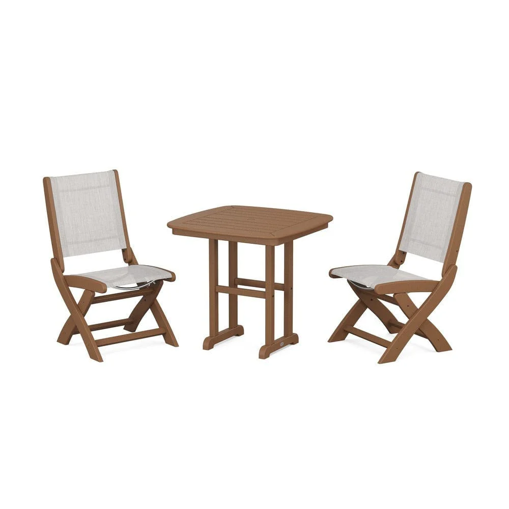 POLYWOOD® - Coastal Folding Side Chair 3-Piece Dining Set - PWS1207 - Image 37