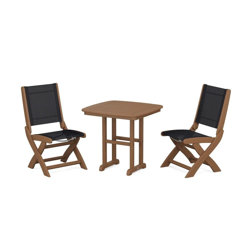 POLYWOOD® - Coastal Folding Side Chair 3-Piece Dining Set - PWS1207 - Image 38