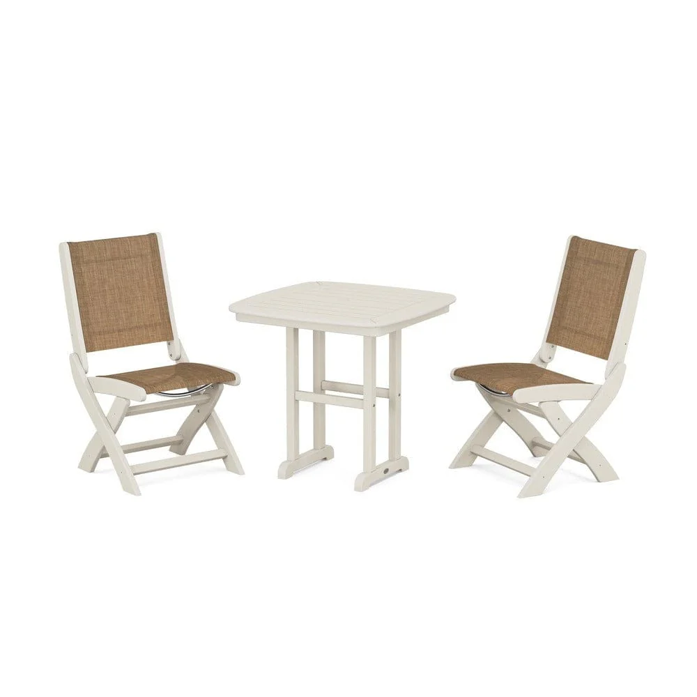 POLYWOOD® - Coastal Folding Side Chair 3-Piece Dining Set - PWS1207 - Image 48