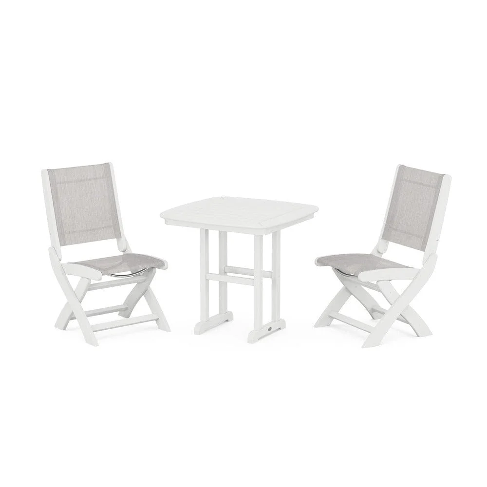 POLYWOOD® - Coastal Folding Side Chair 3-Piece Dining Set - PWS1207 - Image 52