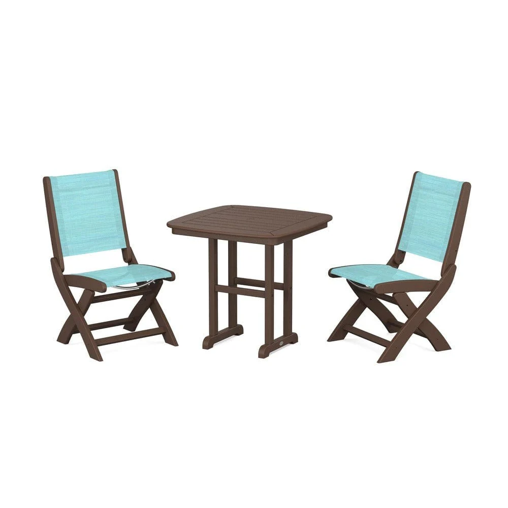 POLYWOOD® - Coastal Folding Side Chair 3-Piece Dining Set - PWS1207 - Image 6