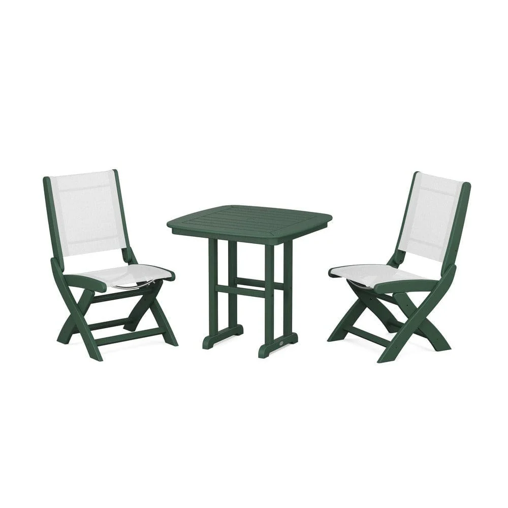 POLYWOOD® - Coastal Folding Side Chair 3-Piece Dining Set - PWS1207 - Image 61