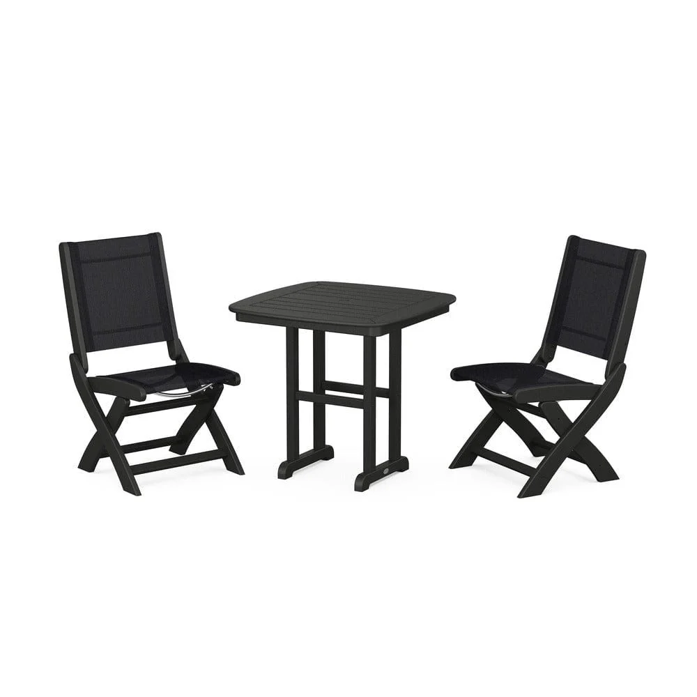 POLYWOOD® - Coastal Folding Side Chair 3-Piece Dining Set - PWS1207 - Image 67