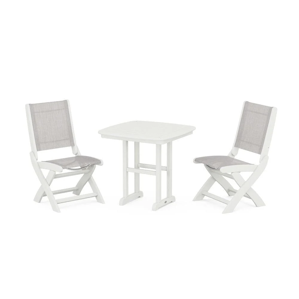 POLYWOOD® - Coastal Folding Side Chair 3-Piece Dining Set - PWS1207 - Image 77