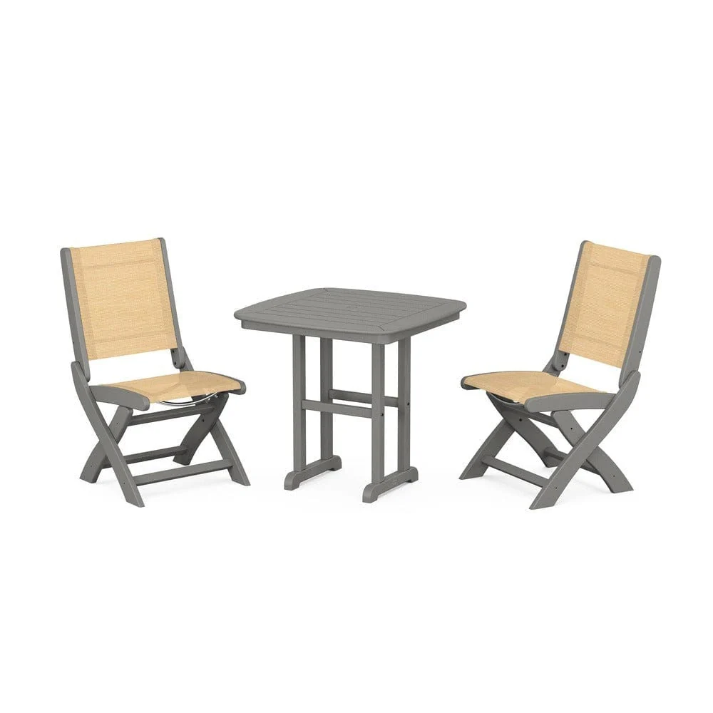 POLYWOOD® - Coastal Folding Side Chair 3-Piece Dining Set - PWS1207 - Image 78