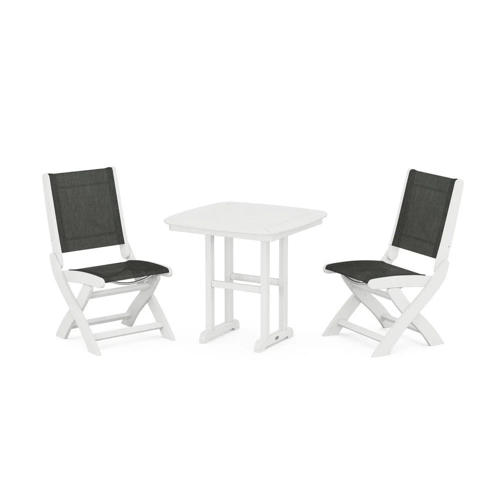 POLYWOOD® - Coastal Folding Side Chair 3-Piece Dining Set - PWS1207 - Image 82