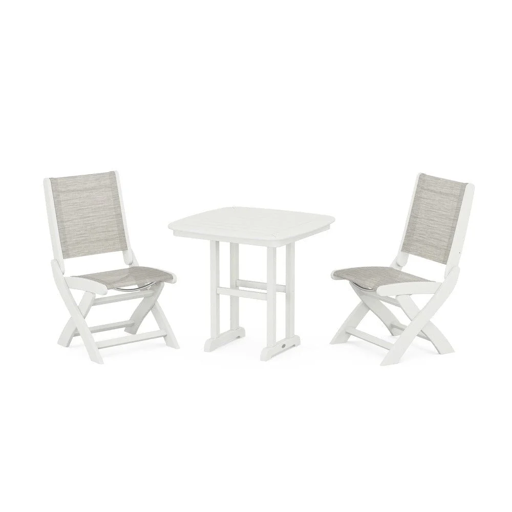 POLYWOOD® - Coastal Folding Side Chair 3-Piece Dining Set - PWS1207 - Image 84