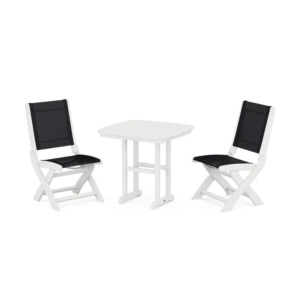POLYWOOD® - Coastal Folding Side Chair 3-Piece Dining Set - PWS1207 - Image 87