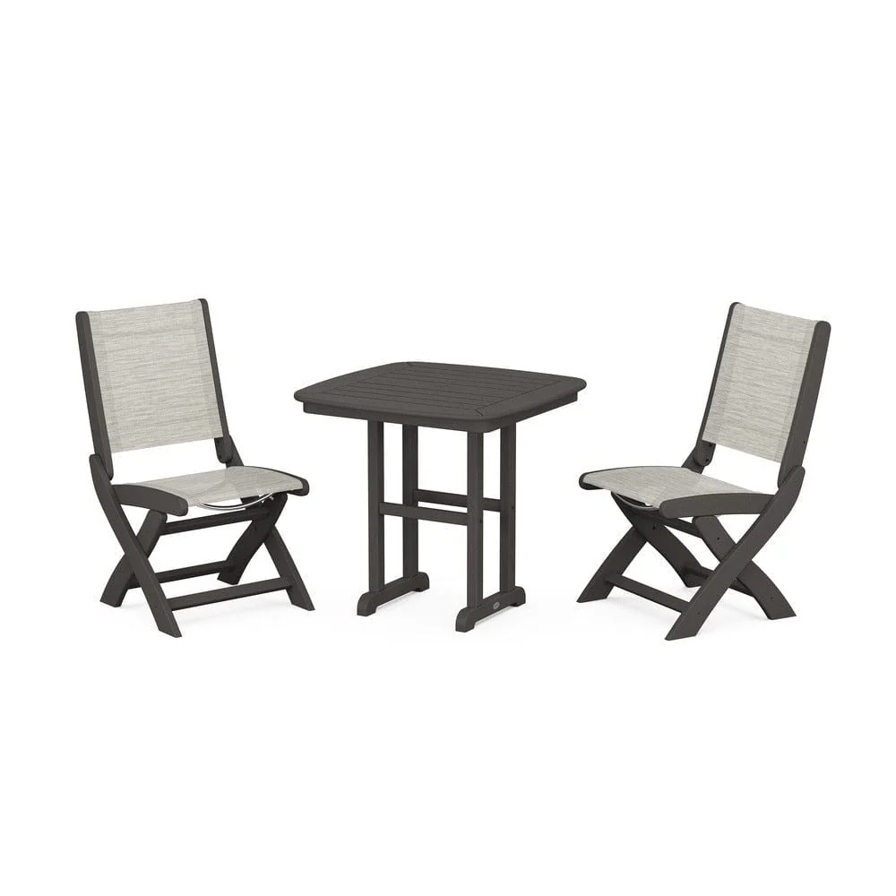 POLYWOOD® - Coastal Folding Side Chair 3-Piece Dining Set - PWS1207 - Image 93