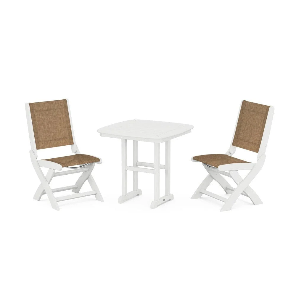 POLYWOOD® - Coastal Folding Side Chair 3-Piece Dining Set - PWS1207 - Image 97