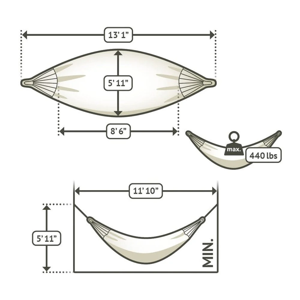 Flora Flowers - Organic Cotton Kingsize Hammock - Image 5