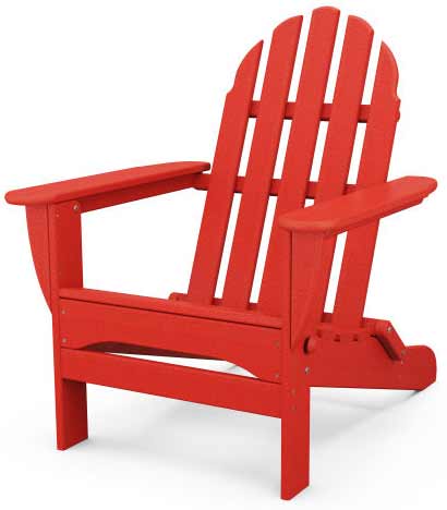 POLYWOOD® Classic Folding Adirondack Chair - AD5030 - Image 6
