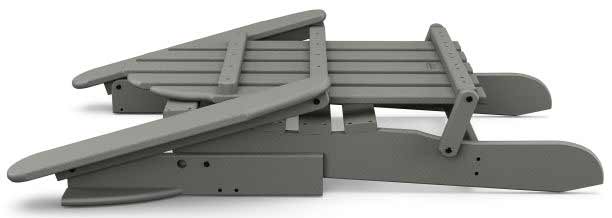 POLYWOOD® Classic Folding Adirondack Chair - AD5030 - Image 7