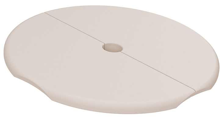 Ledge Lounger - Signature Side Table Lid With Umbrella Hole - In Pool Furniture - Image 4
