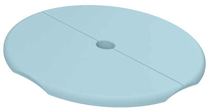 Ledge Lounger - Signature Side Table Lid With Umbrella Hole - In Pool Furniture - Image 5