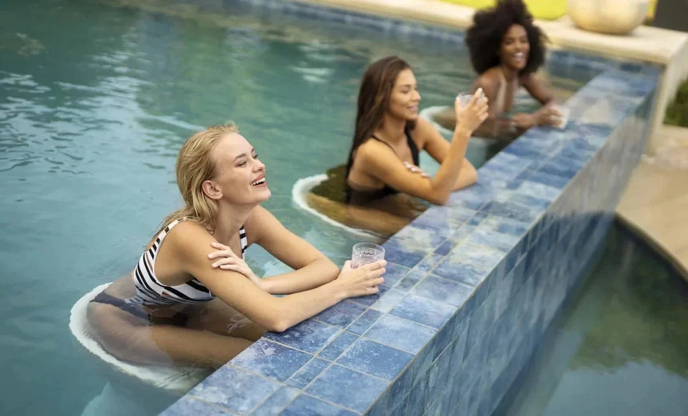 Ledge Lounger Signature Barstool - In Pool Furniture
