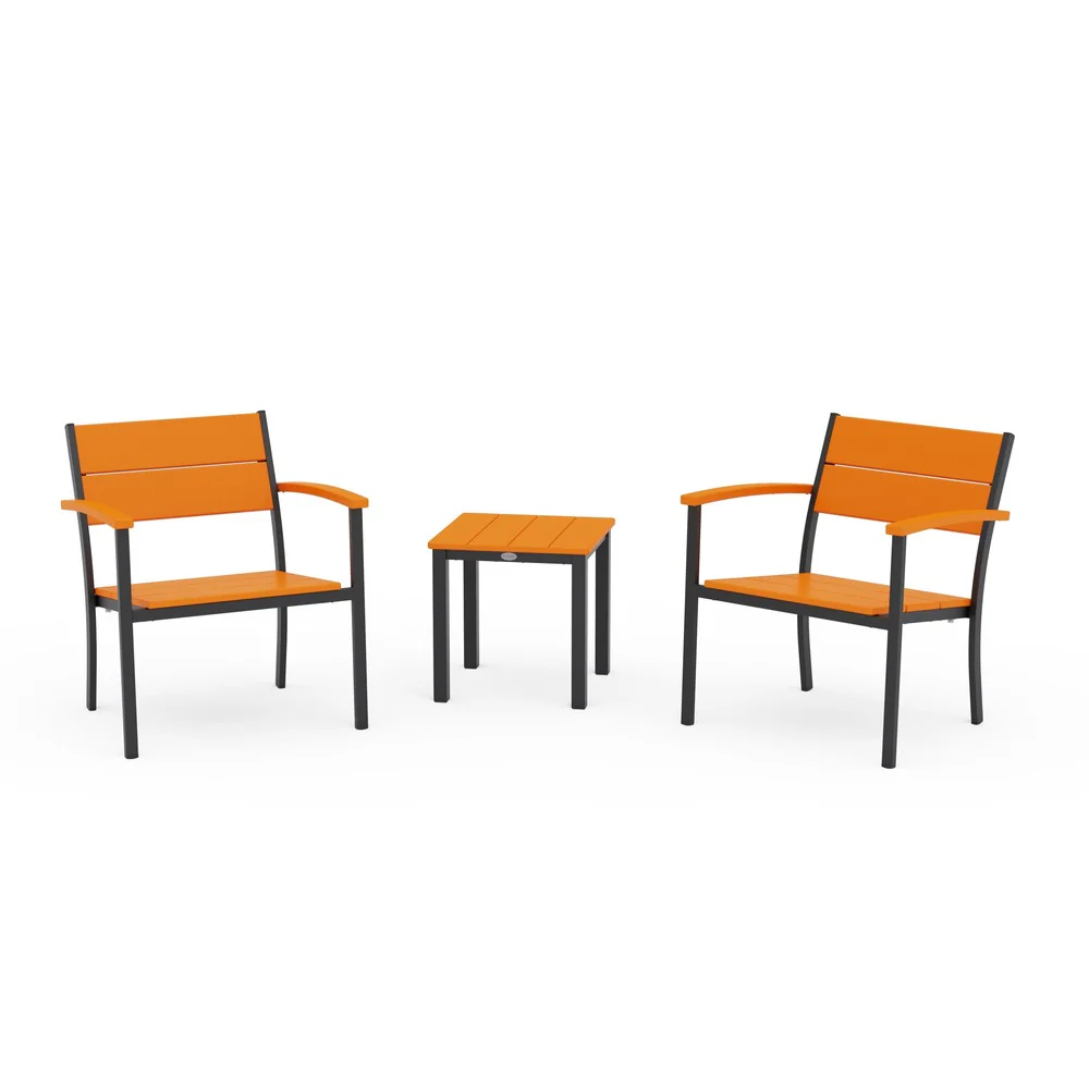 POLYWOOD® - Main Street 3-Piece Lounge Chair Set - PWS2875 - Image 15